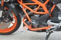 KTM Duke 390 改装保护杠 前后轮 防摔球